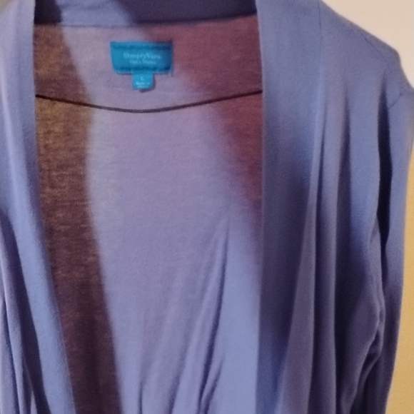 Purple Cardigan Sweater - Picture 5 of 6